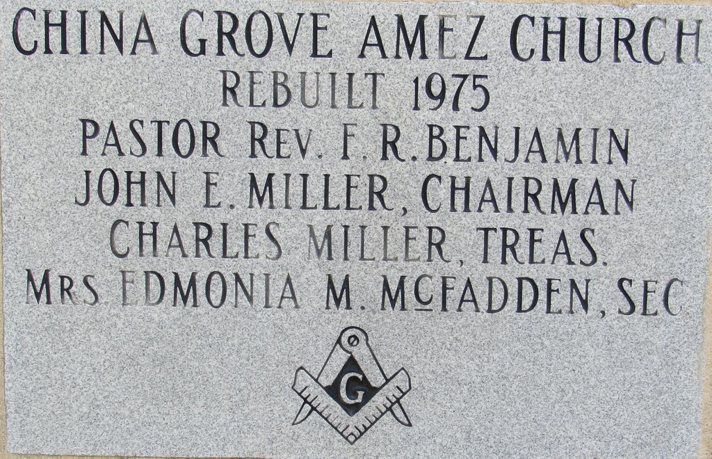 China Grove AME Zion Church Cemetery