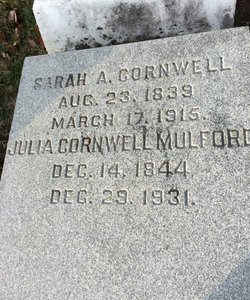 Sarah Ann Cornwell 