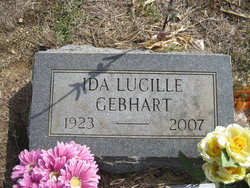 Ida Lucille <I>Gibson</I> Gebhart Kline 