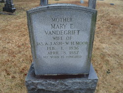 Mary E. <I>Vandegrift</I> Moor 