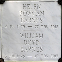 Helen Elizabeth <I>Bowman</I> Barnes 