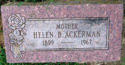 Helen Bernadine <I>Gimbel</I> Ackerman 