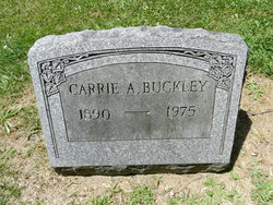 Caroline Anna “Carrie” <I>Miller</I> Buckley 
