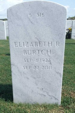 Mary Elizabeth “Liz” <I>Robinson</I> Burtch 
