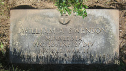 PFC William A Swenson 