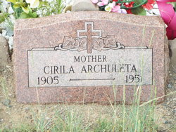 Cirila <I>Gallegos</I> Archuleta 