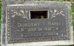 Dorothy Lee <I>Truitt</I> Mapes 