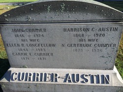 N Gertrude <I>Currier</I> Austin 
