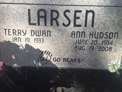 Ann <I>Hudson</I> Larsen 