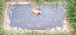 Carmen Ruth <I>Burns</I> Baisden 