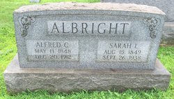Sarah L. <I>Deibert</I> Albright 