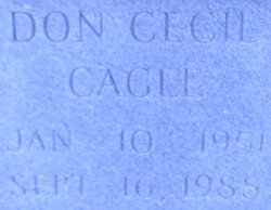 Don Cecil Cagle 
