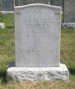 Ida <I>Peckel</I> Berger 