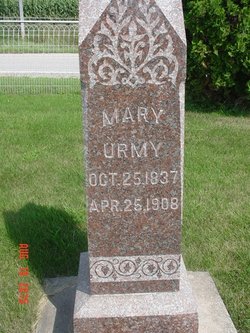 Mary Jane <I>Carlisle</I> Urmy 