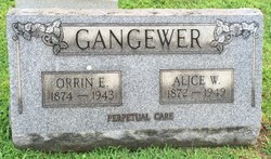 Alice W. <I>Taylor</I> Gangewer 