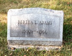 Bertha Louise <I>Merritt</I> Adams 