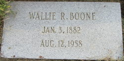 Wallie R. Boone 