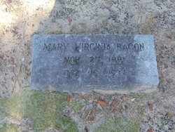 Mary Virginia <I>Hagin</I> Bacon 