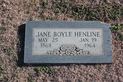 Jane <I>Hand</I> Henline 