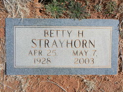 Betty Lois <I>Hofmann</I> Strayhorn 