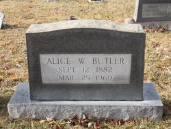 Alice <I>Walker</I> Butler 