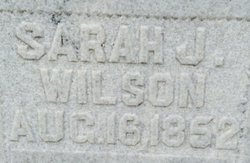 Sarah J. <I>Adams</I> Wilson 