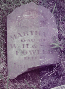 Martha Frances “Mattie” Fowler 