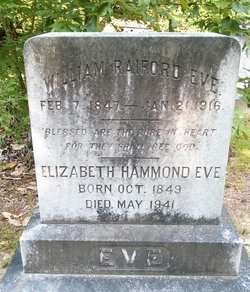 Elizabeth “Betty” <I>Hammond</I> Eve 