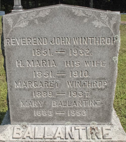 Rev John Winthrop Ballantine 