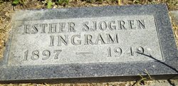Esther <I>Sjogren</I> Ingram 