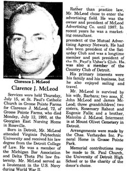 Clarence J McLeod Jr.