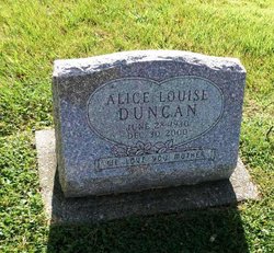 Alice Louise <I>Scott</I> Duncan 