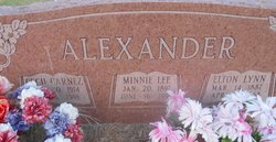 Minnie Lee <I>Witt</I> Alexander 