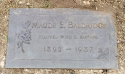Maude Elizabeth <I>Taylor</I> Baldridge 