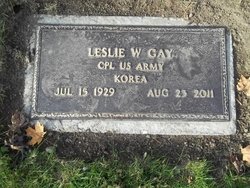 Leslie W “Lee” Gay 