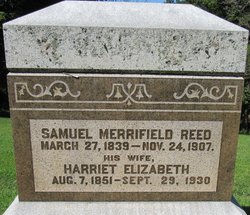 Harriet Elizabeth <I>Welch</I> Reed 