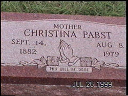 Christina <I>Spomer</I> Pabst 