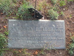 PFC John L. Albright 