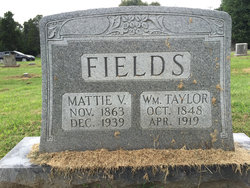 Martha Virginia “Mattie” <I>Fields</I> Fields 