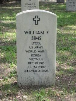 LTC William F. Sims 