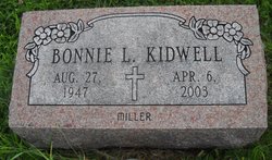 Bonnie Lee <I>Miller</I> Kidwell 