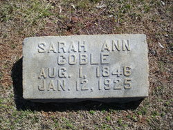 Sarah Ann <I>Hornaday</I> Coble 