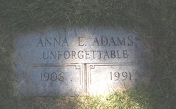 Anna E Adams 