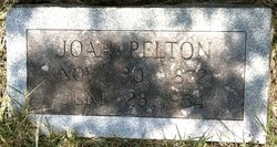 Joan <I>Melton</I> Pelton 