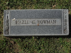 Hazel <I>Coleman</I> Bowman 