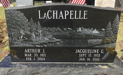 Jacqueline Gloria “Jackie” <I>Waugh</I> LaChapelle 