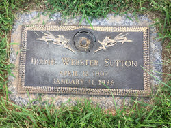 Irene <I>Webster</I> Sutton 