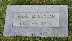 Marie <I>Morcom</I> Duncan 