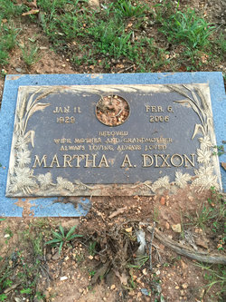 Martha A Dixon 
