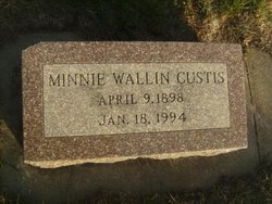 Albertina Wilhemina “Minnie” <I>Wallin</I> Custis 
